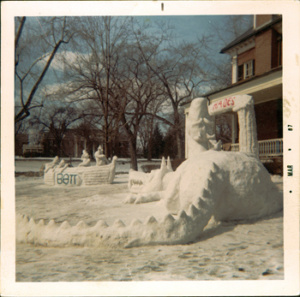 snow sculpture, crafting