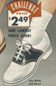 saddle shoes, retro, 1950s, shoes, vintage