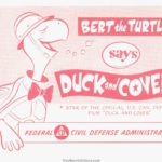 duck and cover, Baby Boomers, memories, 1950;s, 1960;s, nostalgia, 