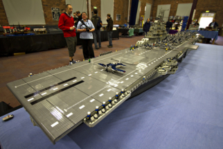 Lego, aircraft carrier, DIY, crafters, crafting, creative, models, figures,