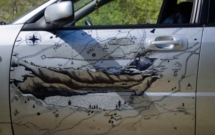 car dent, Russia, crafter, artist, DIY, craft painting
